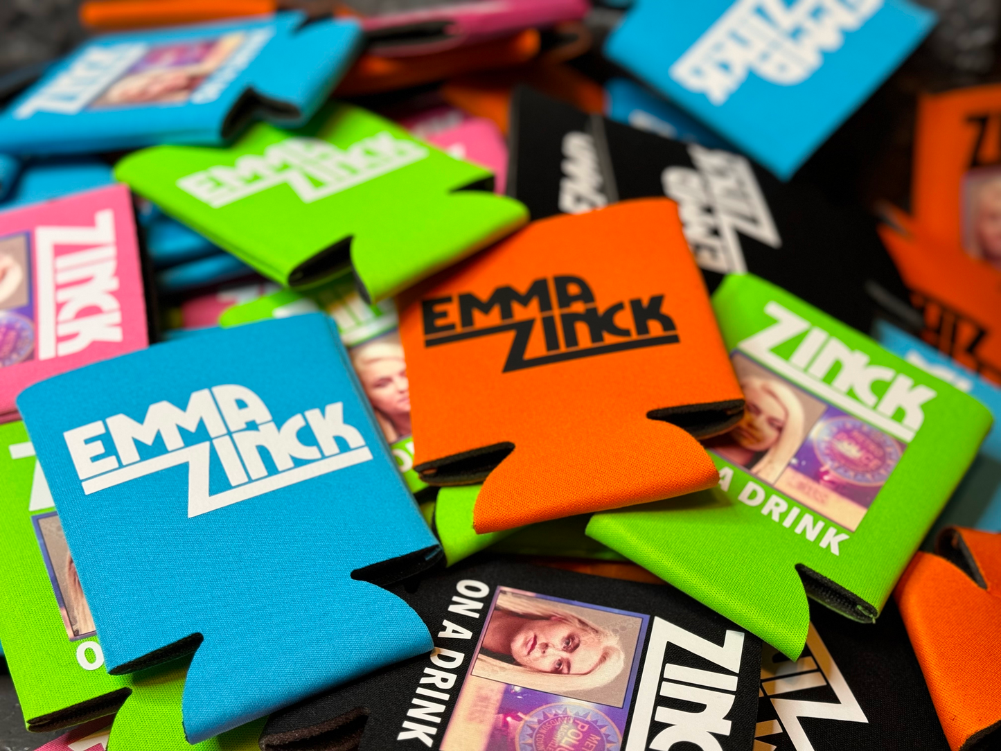 Zinck on a Drink Koozie