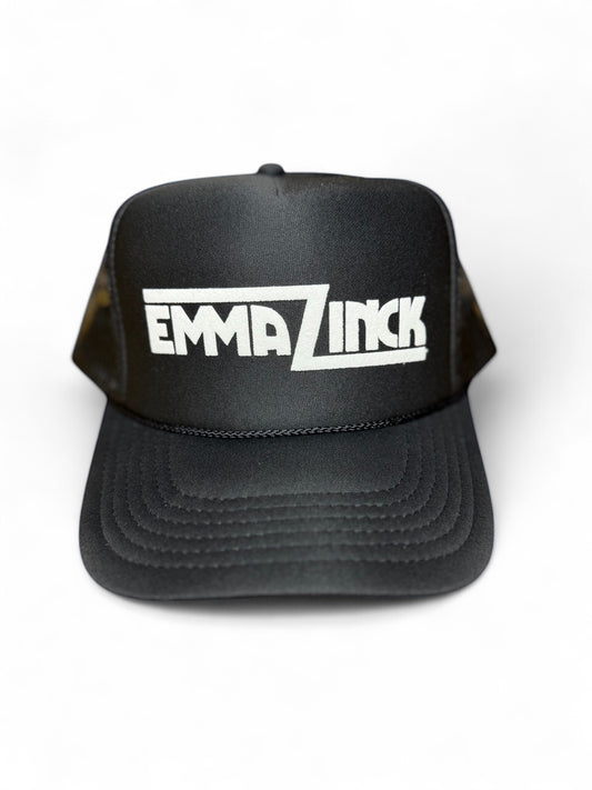EZ Trucker - White on Black